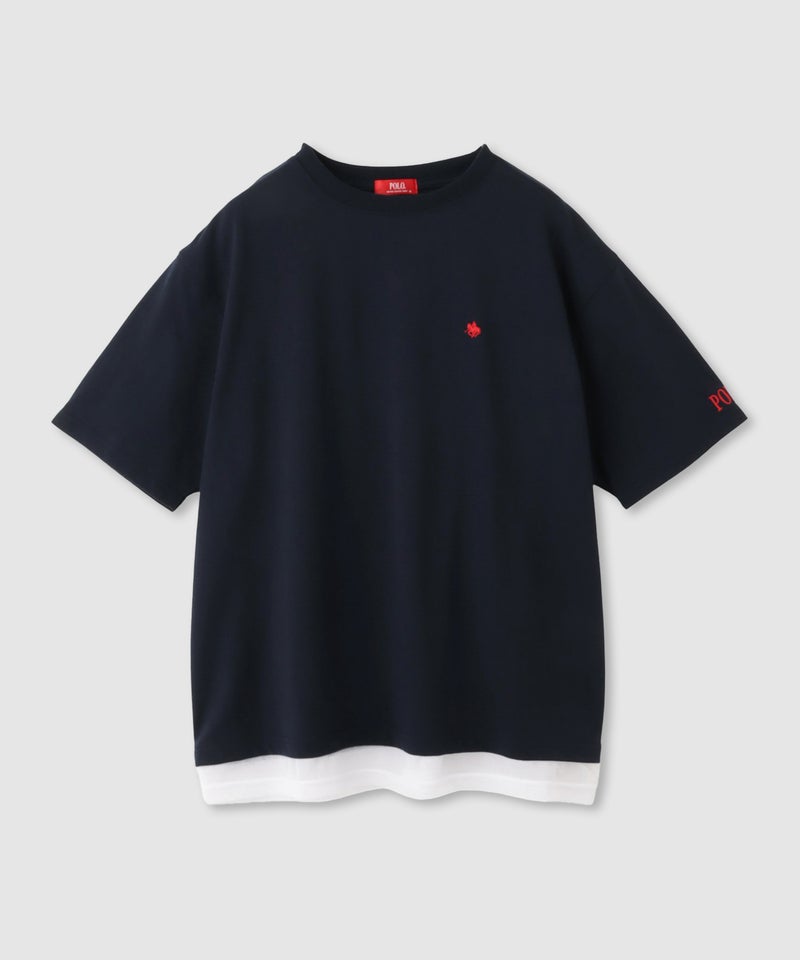 POLO BCS  プレイヤー刺繍 チュールフェイクレイヤード オーバーサイズTシャツ レディース メール便 対応商品商品画像-15