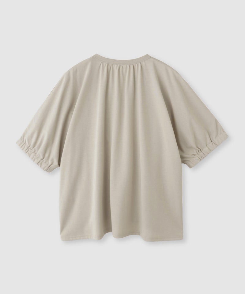 Idnes  シルケット バックギャザースキッパーカットソー レディース メール便 対応商品商品画像-4