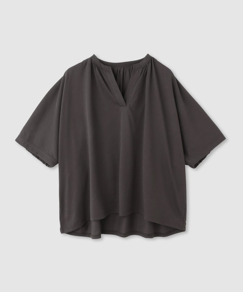 Idnes シルケット バックギャザースキッパーカットソー レディース メール便 対応商品商品画像-17