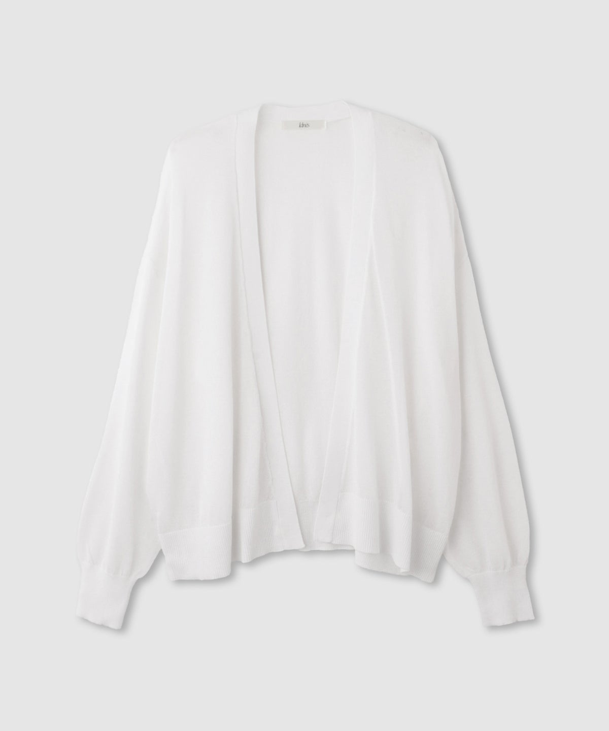 Idnes ウォッシャブルシアーハイゲージニットカーディガン レディース