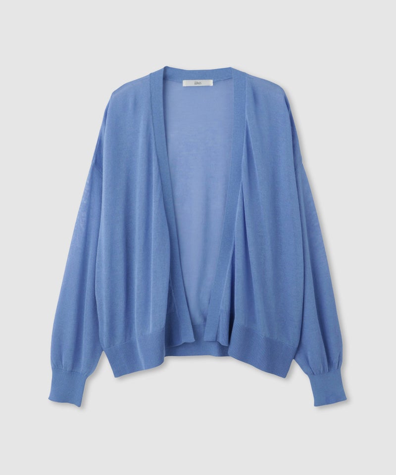 Idnes  ウォッシャブルシアーハイゲージニットカーディガン レディース商品画像-22