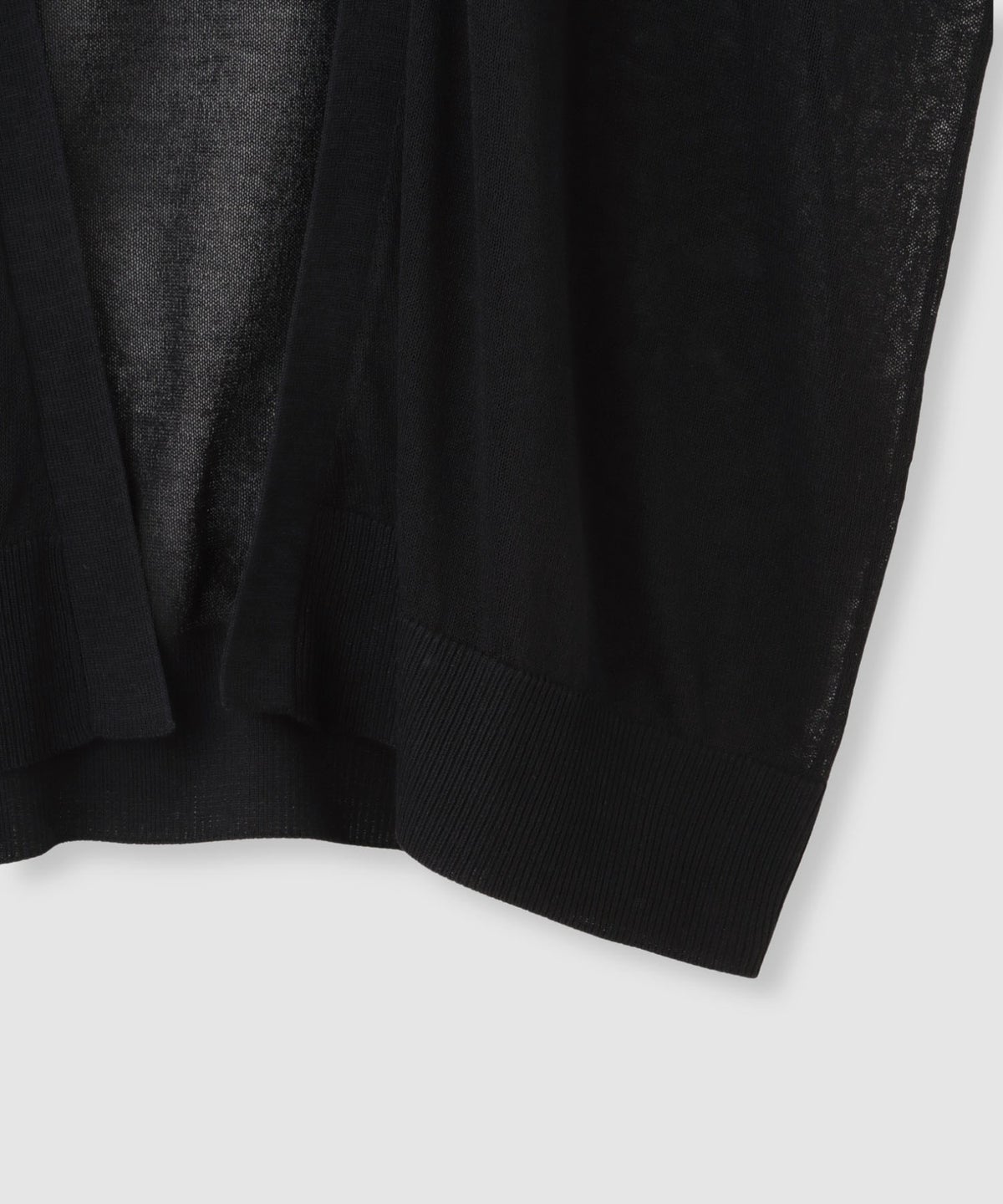 Idnes ウォッシャブルシアーハイゲージニットカーディガン レディース