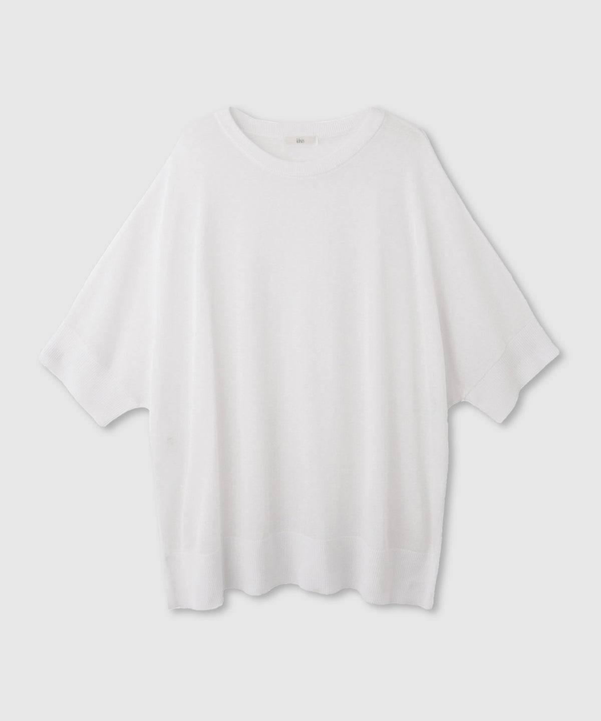 Idnes ウォッシャブルハイゲージニットプルオーバー レディース