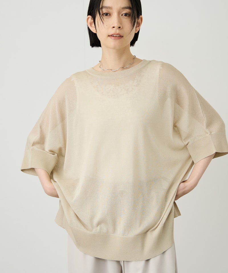 Idnes ウォッシャブルハイゲージニットプルオーバー レディース商品画像-4