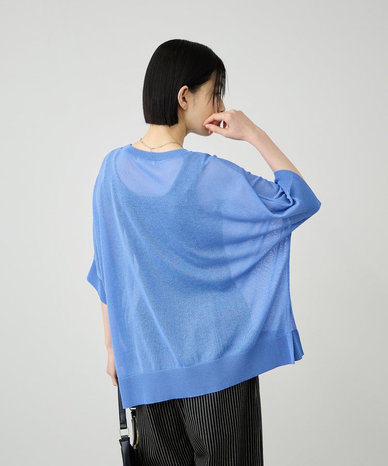 Idnes ウォッシャブルハイゲージニットプルオーバー レディース商品画像-7