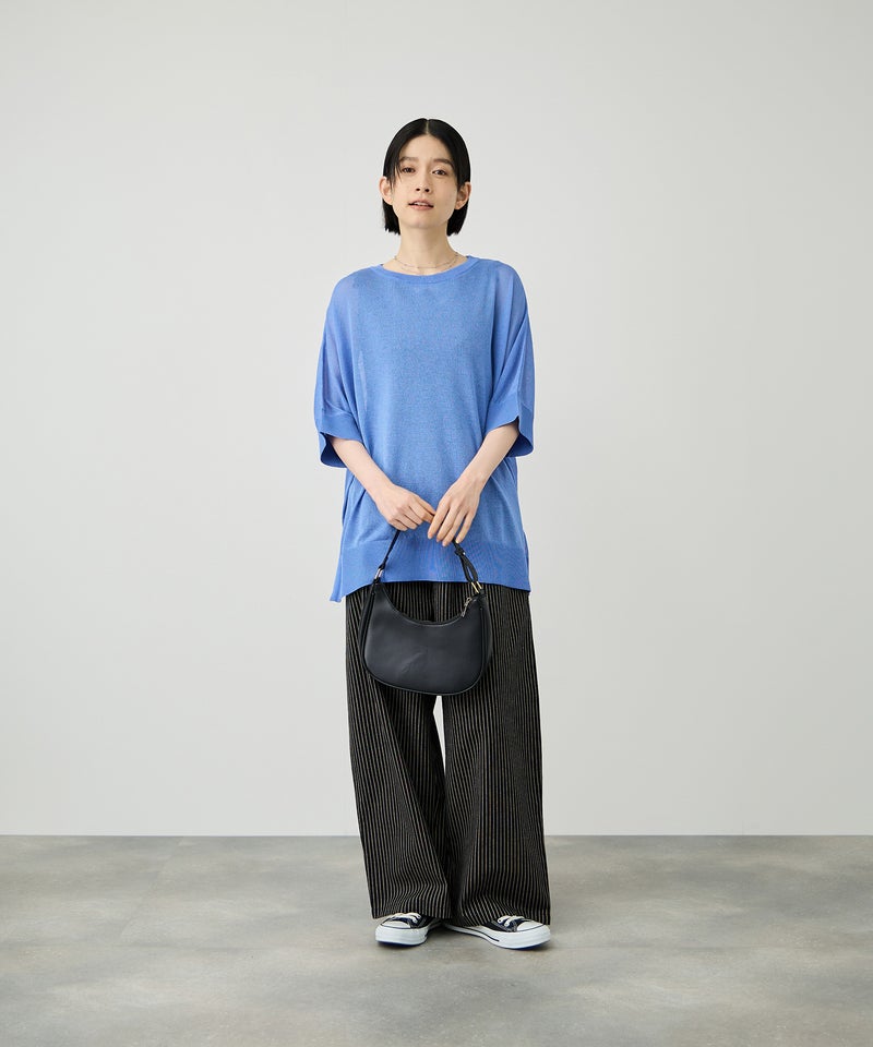 Idnes ウォッシャブルハイゲージニットプルオーバー レディース商品画像-8