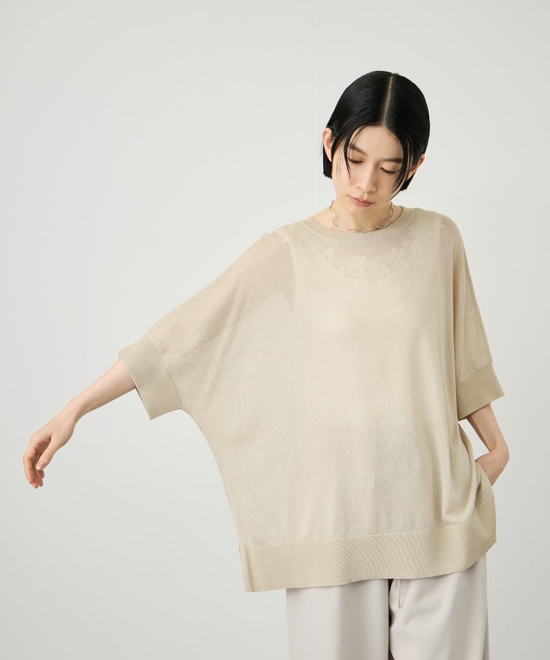 Idnes  ウォッシャブルハイゲージニットプルオーバー レディース商品画像-16