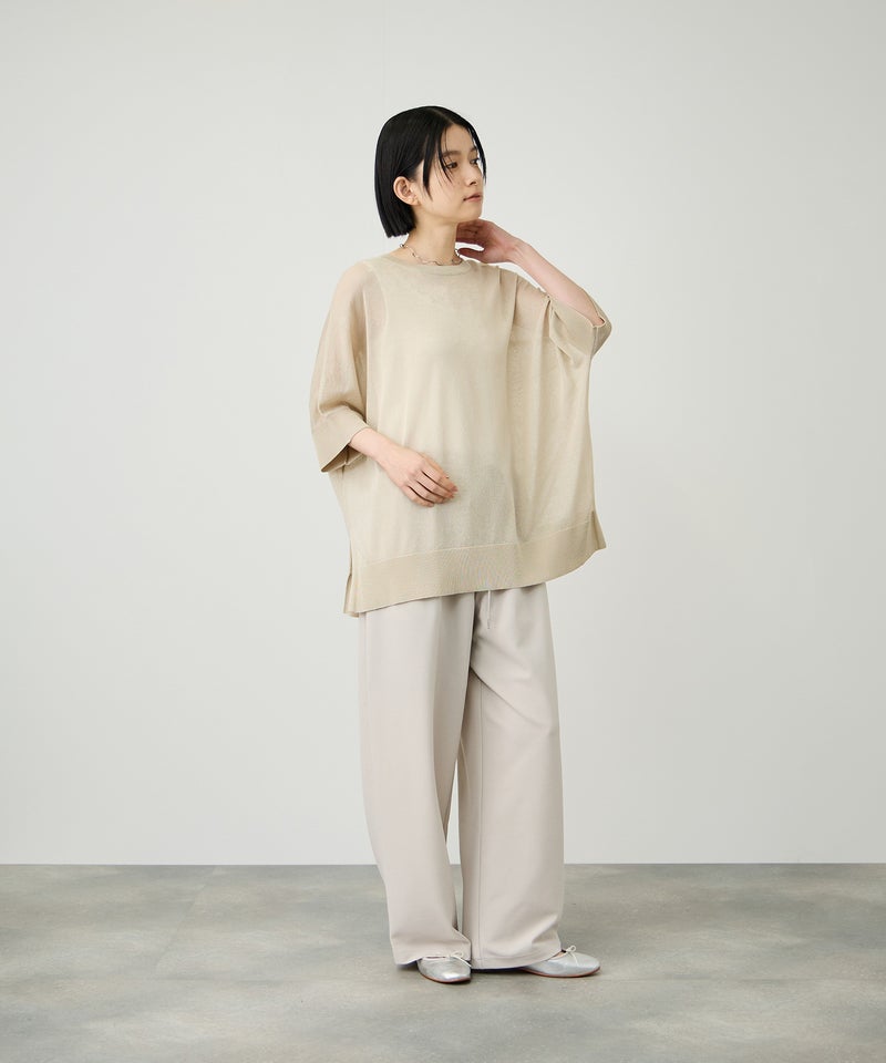 Idnes  ウォッシャブルハイゲージニットプルオーバー レディース商品画像-18