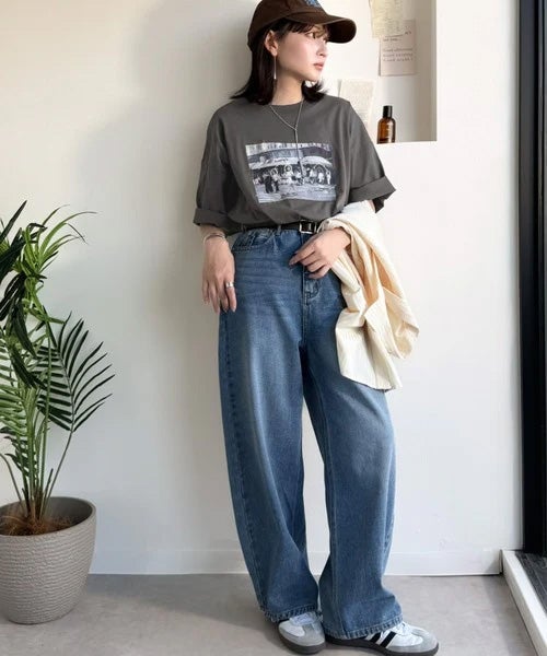 Classical Elf 《JaVaジャバコラボ》【接触冷感機能付き】ラフな一枚に物語を。海外フォト刺繍オーバーサイズTEE（半袖）商品画像-26