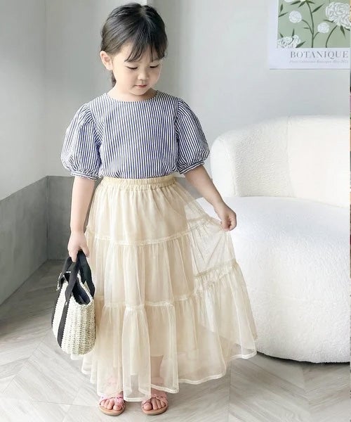 Classical Elf【キッズ】 親子お揃い リンクコーデできちゃう!チュールティアードスカート商品画像-14