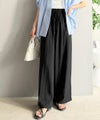 Classical Elf【接触冷感機能付き】涼感叶う！この夏、優勝item。【-3℃】ウエストタックワイドストレートイージーパンツ商品サムネイル-14