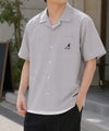 [値下げ]KANGOL  フェイクレイヤード オープンカラー シャツ メンズ商品サムネイル-2