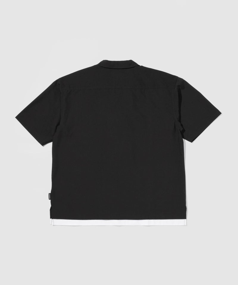 [値下げ]KANGOL  フェイクレイヤード オープンカラー シャツ メンズ商品画像-6