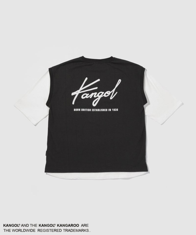 KANGOL フェイクレイヤードTシャツ メンズ メール便 対応商品商品画像-1