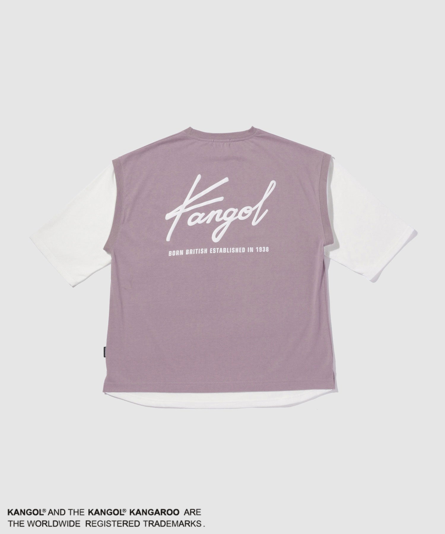 KANGOL フェイクレイヤードTシャツ メンズ
