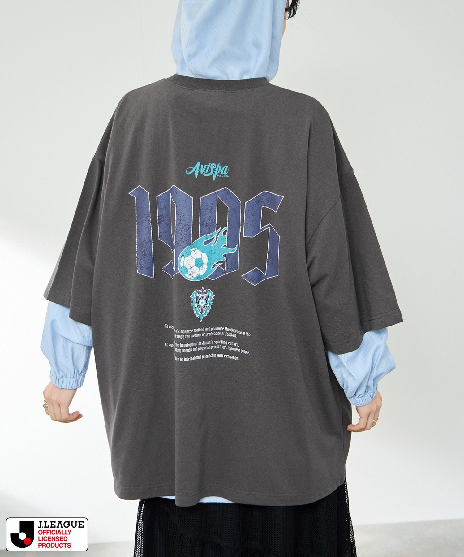 アビスパ福岡 デザインTシャツ/Jリーグ AVISPA FUKUOKA メンズ