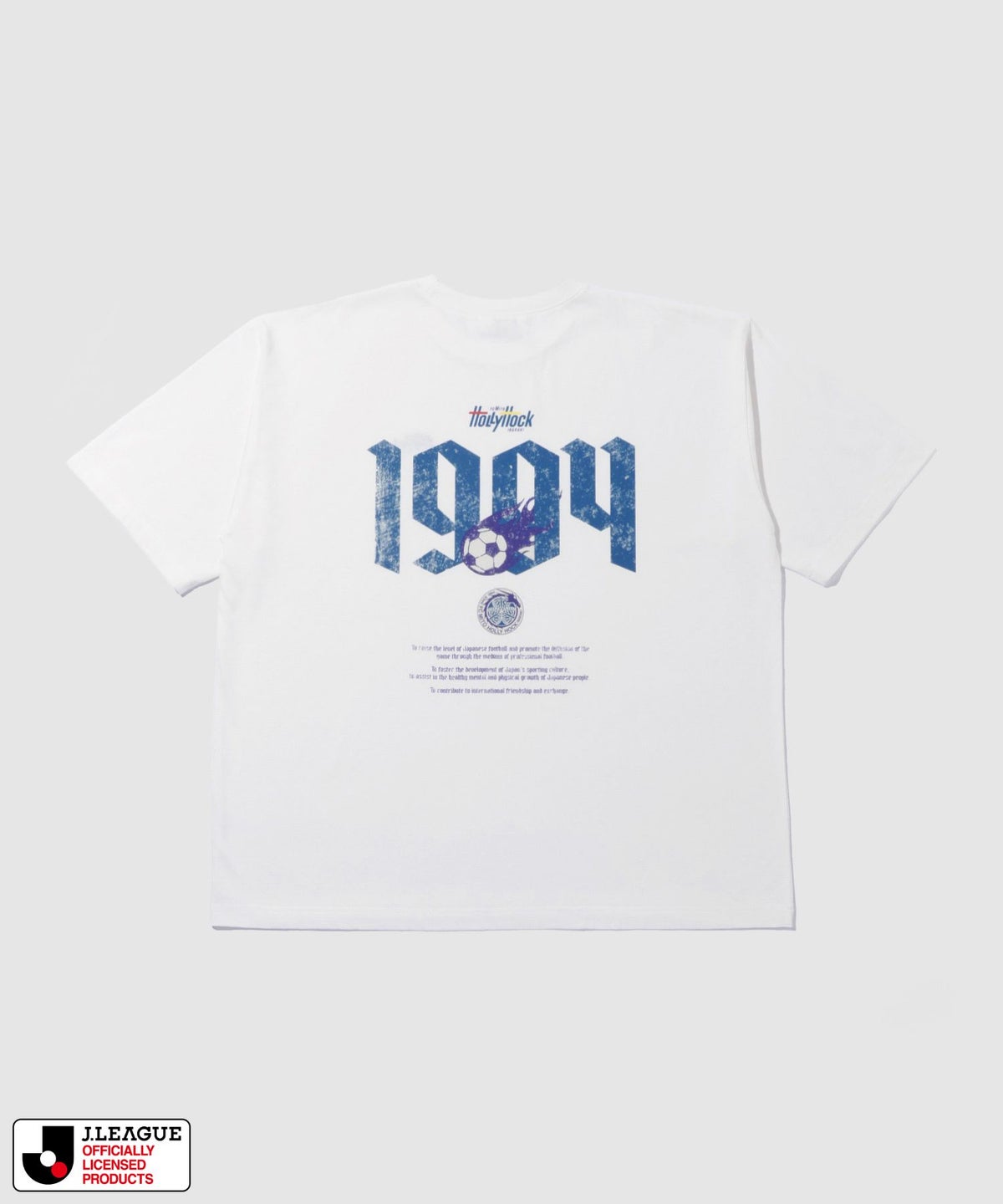 水戸ホーリーホック デザインTシャツ/Jリーグ MITO HOLLYHOCK メンズ メール便 対応商品