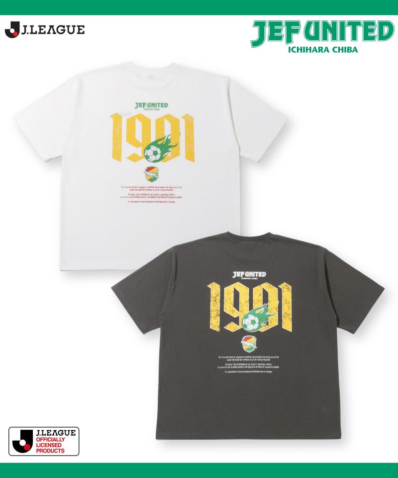 ジェフユナイテッド千葉 デザインTシャツ/Jリーグ JEF UNITED CHIBA メンズ メール便 対応商品商品画像-1