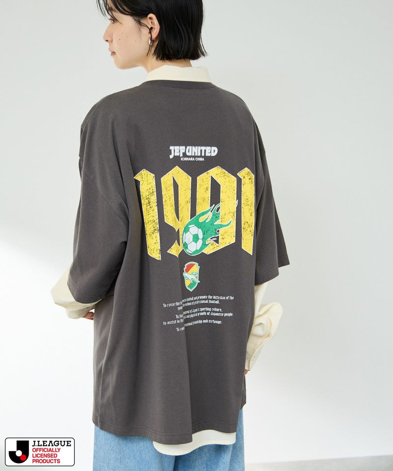 ジェフユナイテッド千葉 デザインTシャツ/Jリーグ JEF UNITED CHIBA メンズ メール便 対応商品商品画像-3
