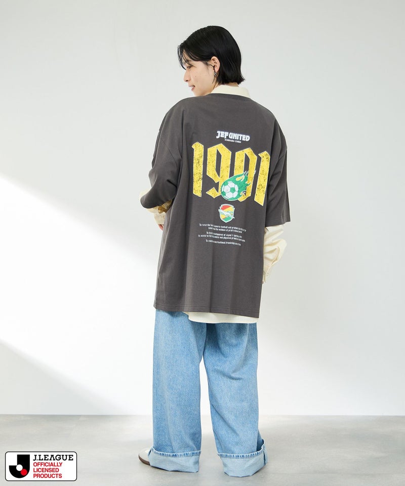 ジェフユナイテッド千葉 デザインTシャツ/Jリーグ JEF UNITED CHIBA メンズ メール便 対応商品商品画像-6