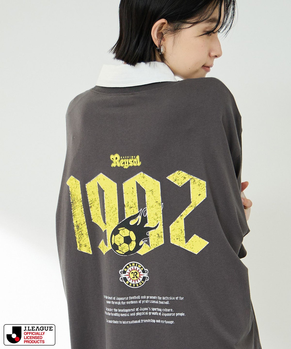 柏レイソル デザインTシャツ/Jリーグ KASHIWA REYSOL メンズ メール便 対応商品