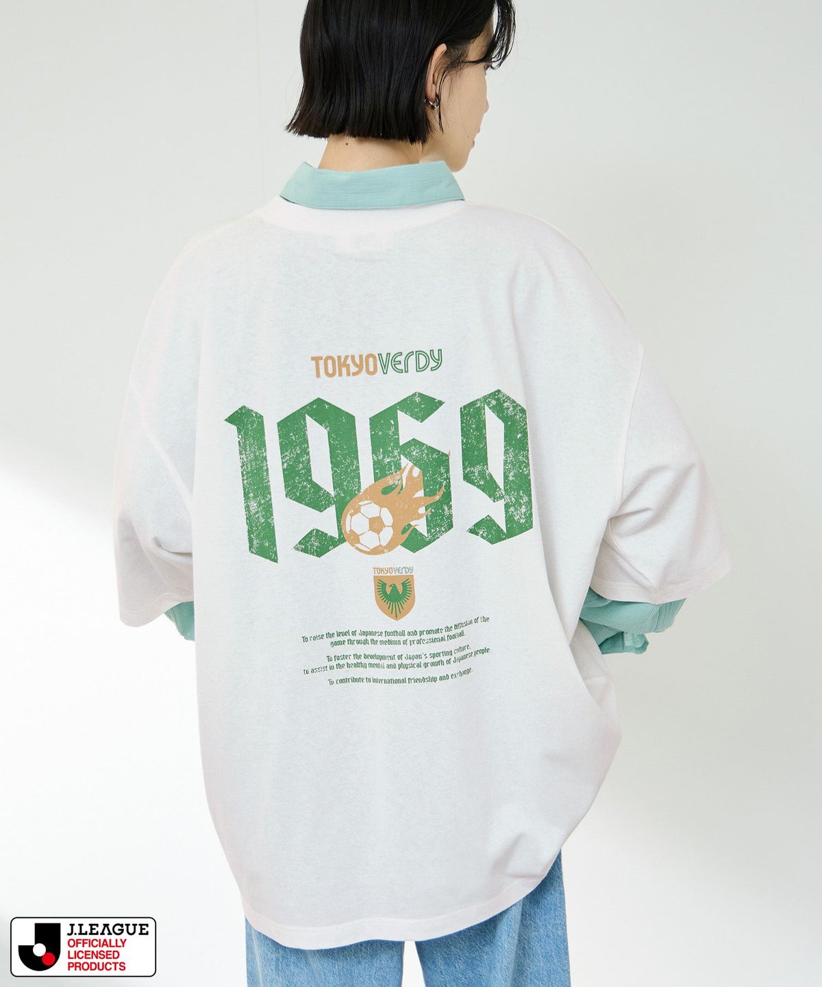 東京ヴェルディ デザインTシャツ/Jリーグ TOKYO VERDY メンズ メール便 対応商品