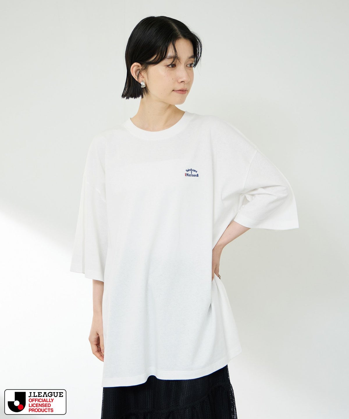 横浜F・マリノス デザインTシャツJリーグ /YOKOHAMA F・MARINOS メンズ メール便 対応商品
