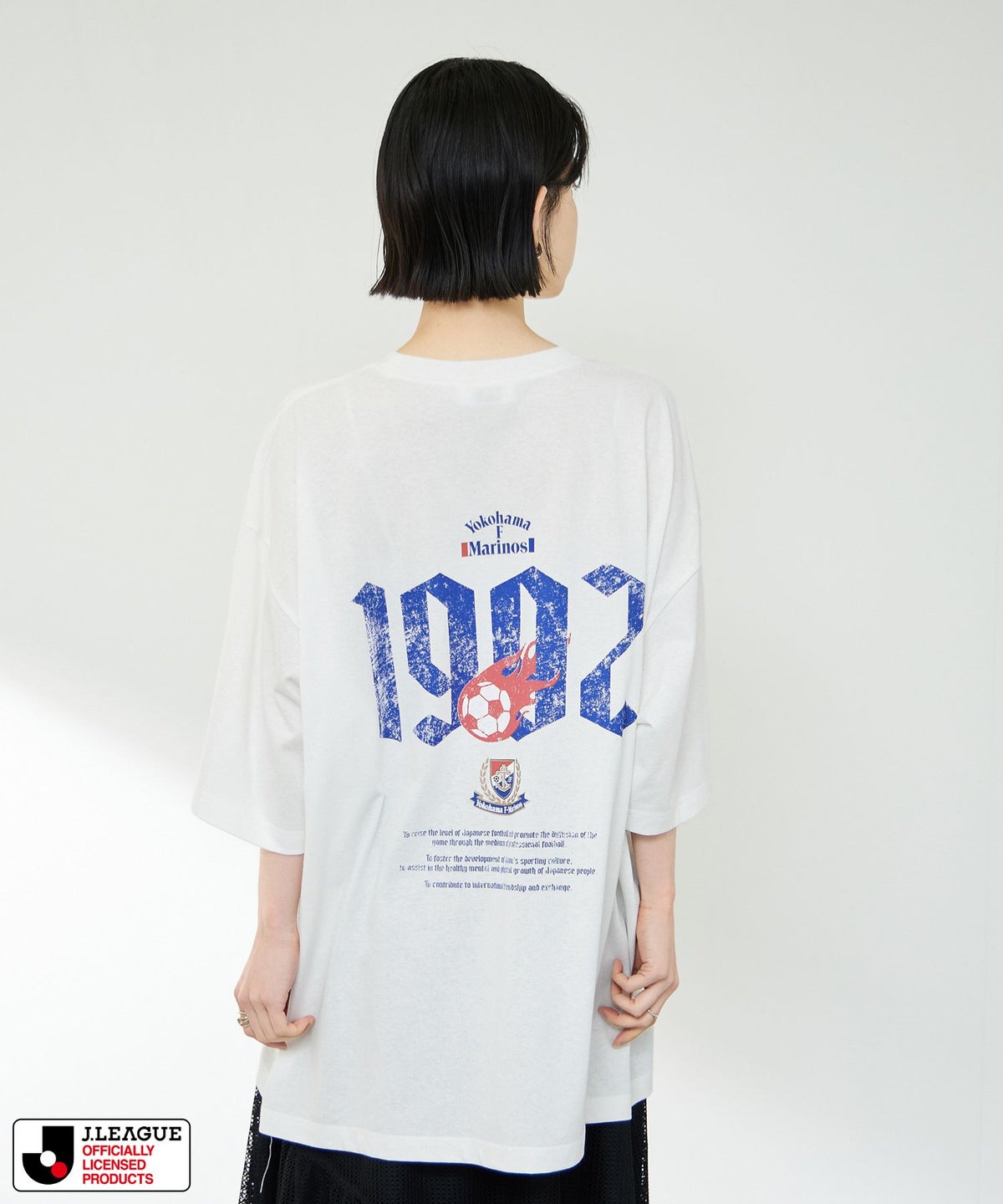 横浜F・マリノス デザインTシャツJリーグ /YOKOHAMA F・MARINOS メンズ メール便 対応商品