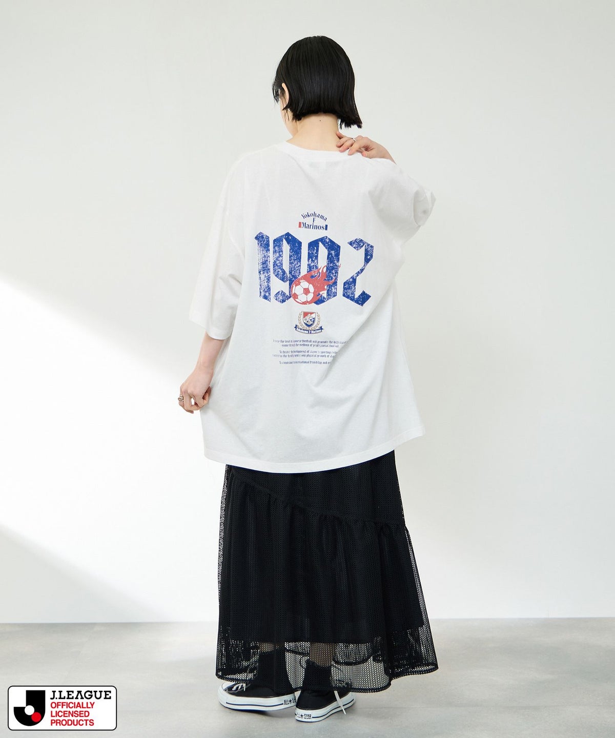 横浜F・マリノス デザインTシャツJリーグ /YOKOHAMA F・MARINOS メンズ メール便 対応商品