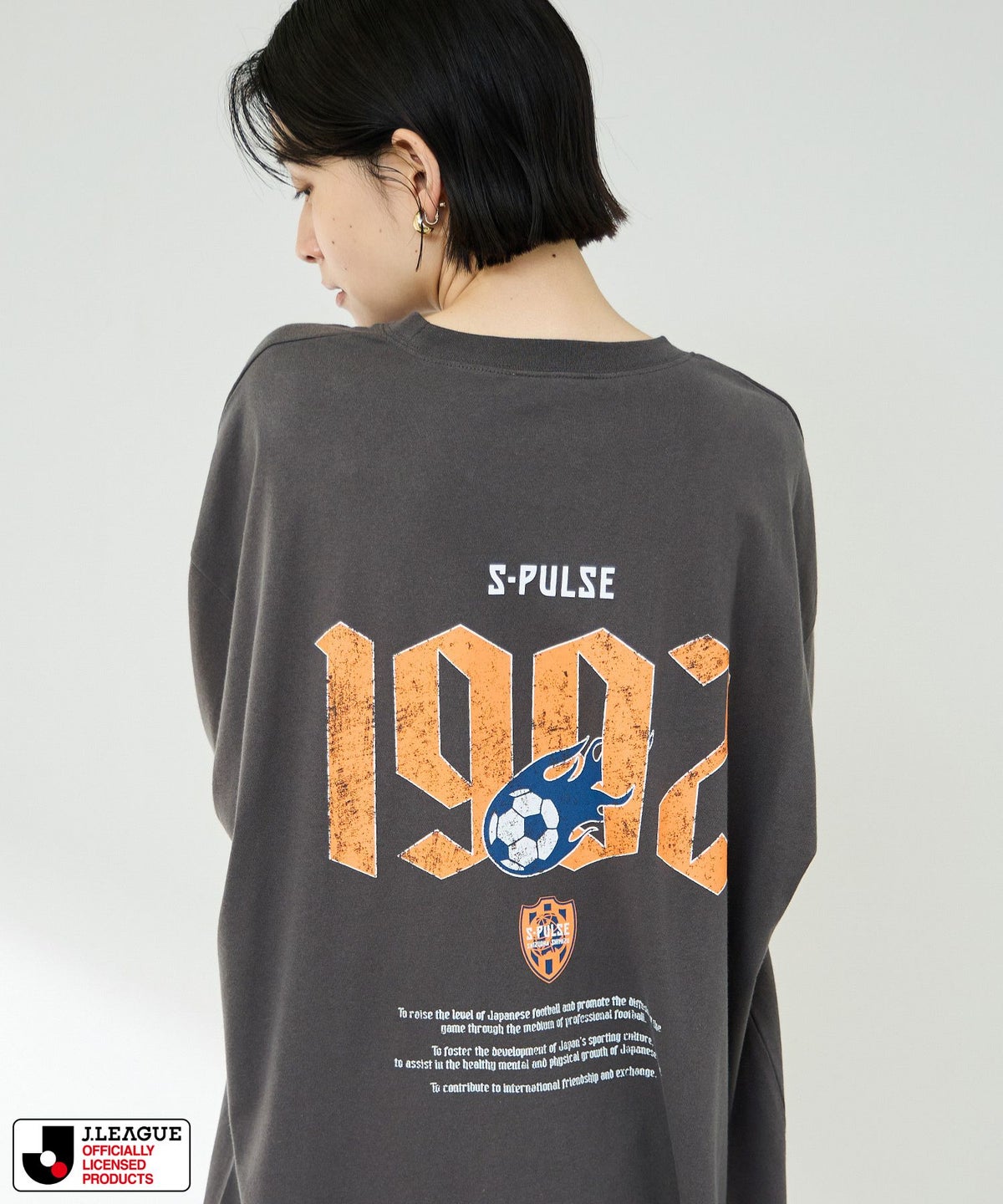 清水エスパルス デザインTシャツ/Jリーグ SHIMIZU S-PULSE メンズ メール便 対応商品