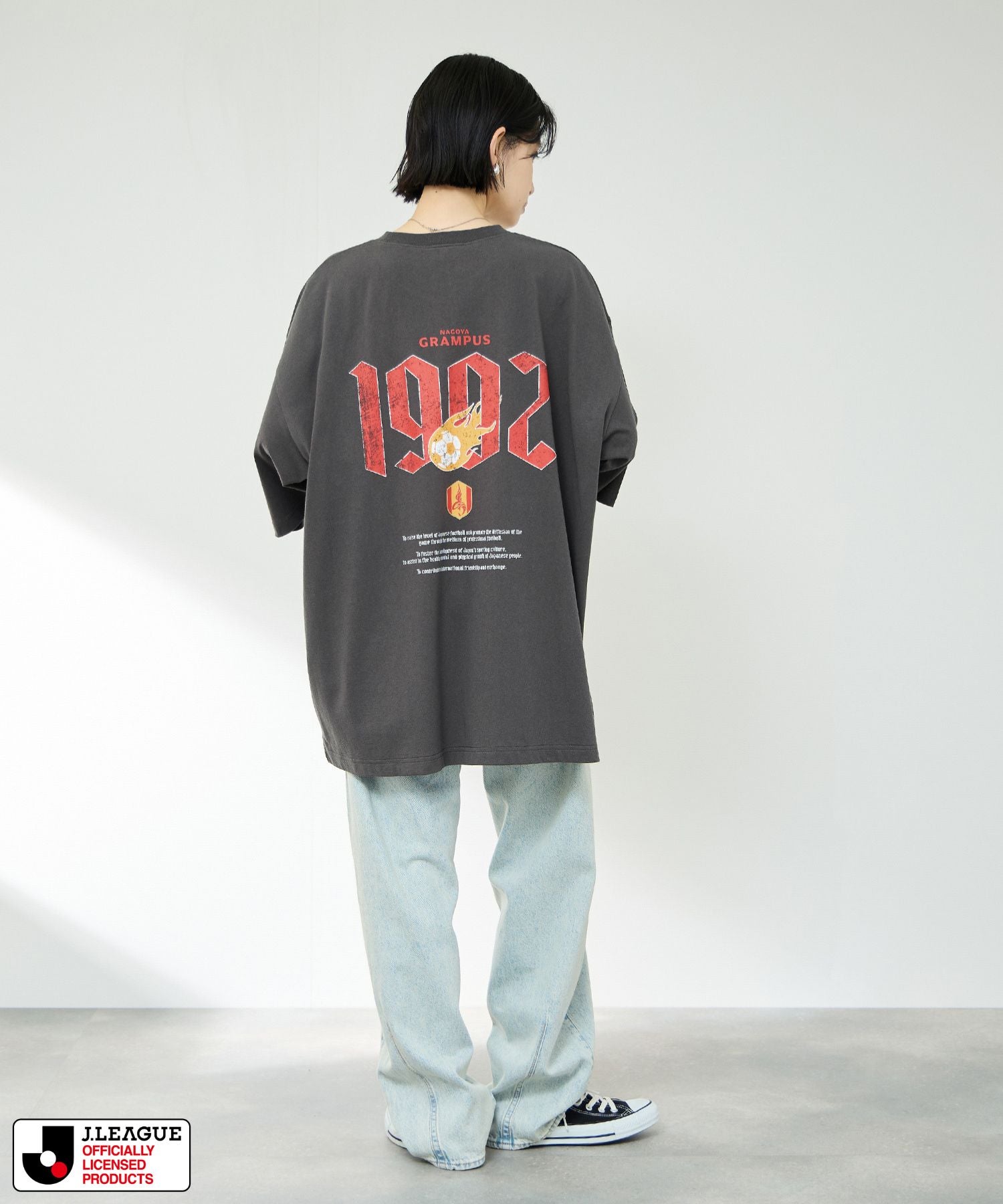 名古屋グランパス デザインTシャツ/Jリーグ NAGOYA GRAMPUS メンズ
