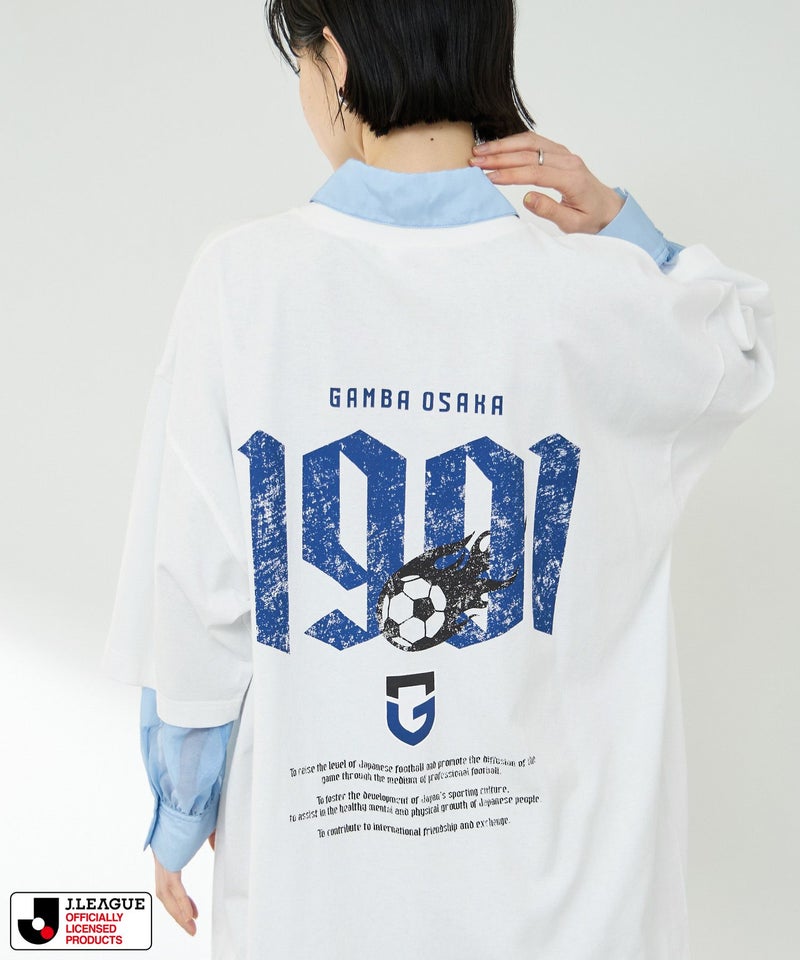 ガンバ大阪 デザインTシャツ/Jリーグ GAMBA OSAKA メンズ メール便 対応商品商品画像-3