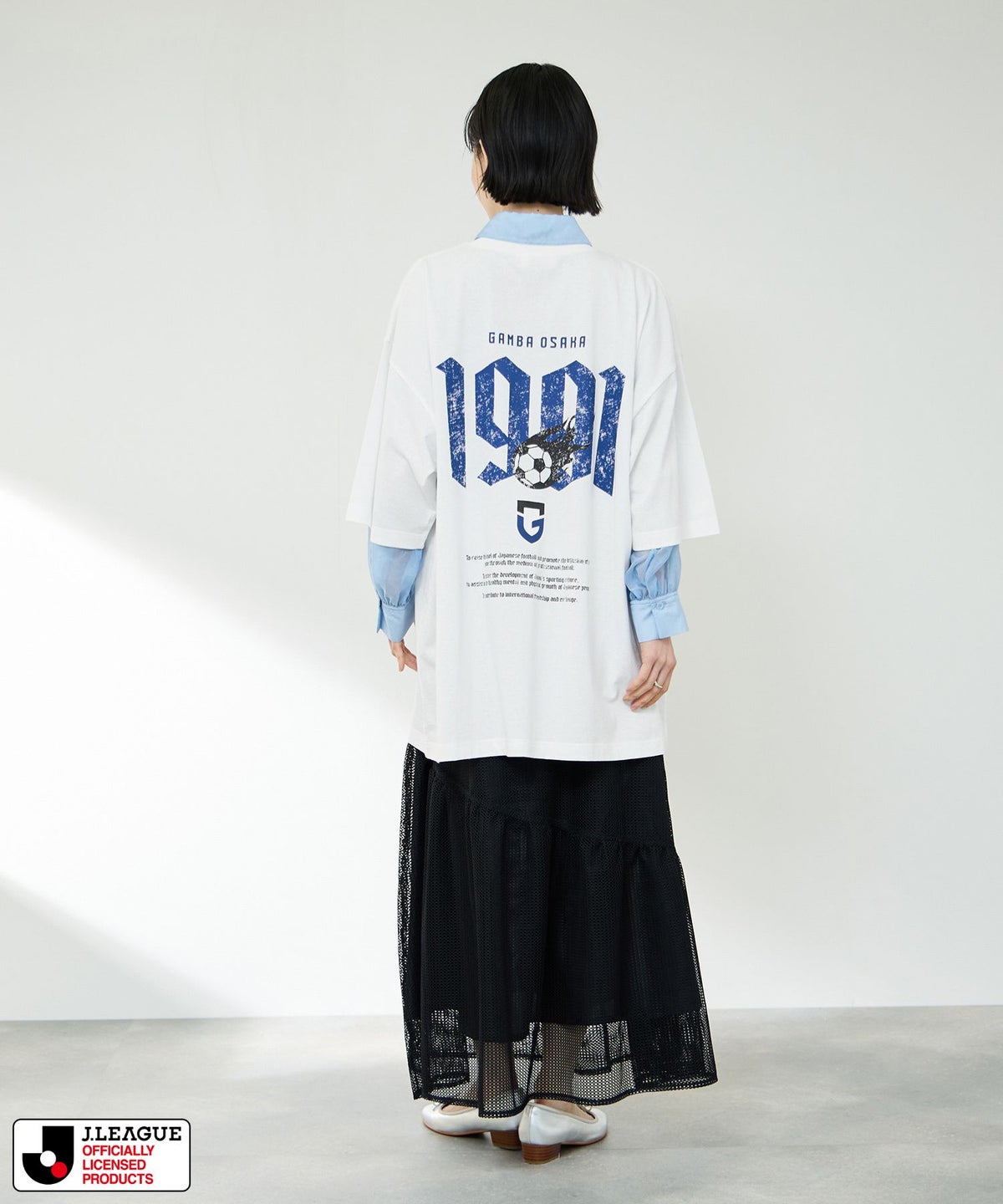 ガンバ大阪 デザインTシャツ/Jリーグ GAMBA OSAKA メンズ メール便 対応商品