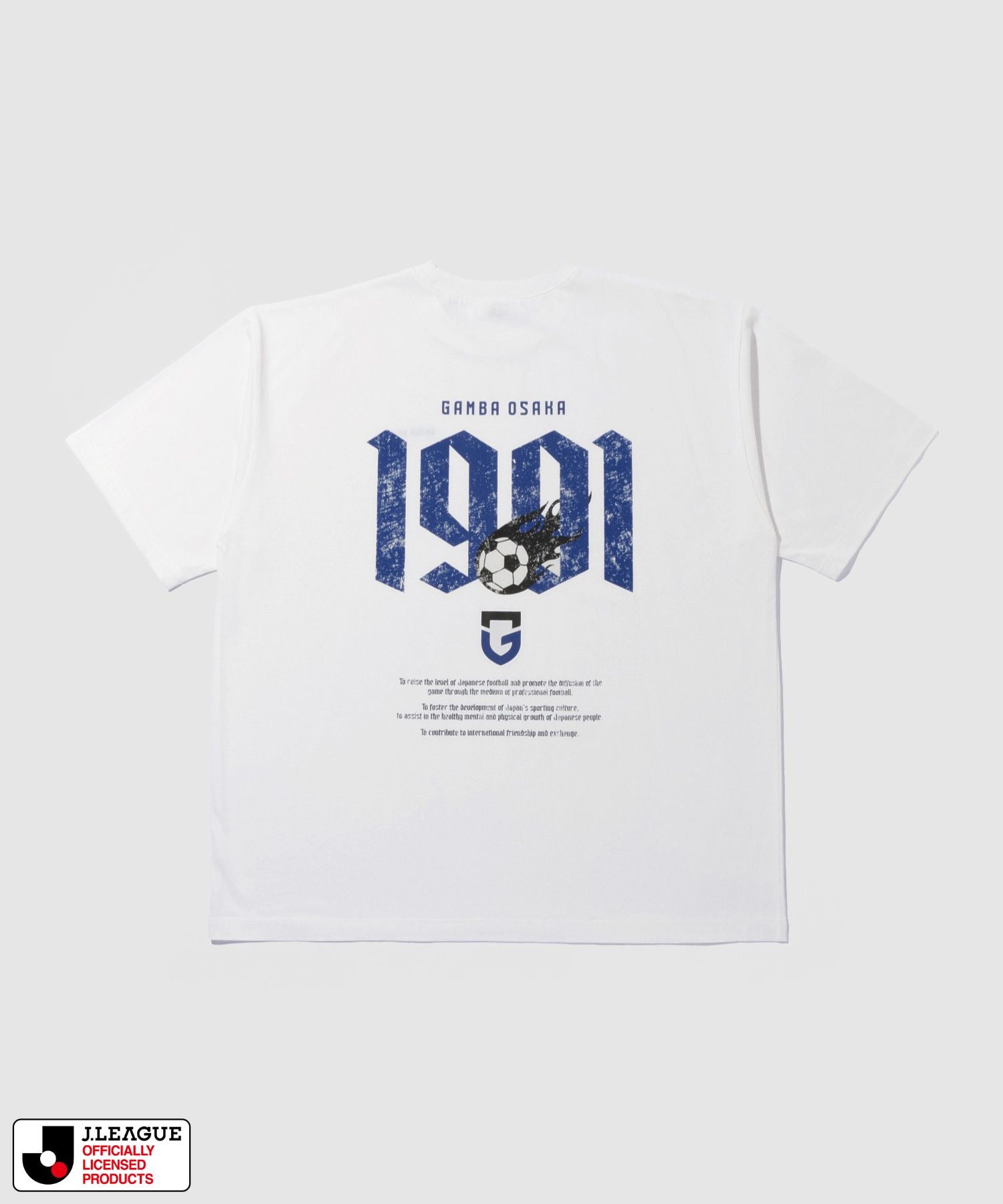 ガンバ大阪　GAMBA OSAKA Jリーグ発足時の古いTシャツ ガンバ大阪 デザインTシャツ/Jリーグ GAMBA OSAKA メンズ