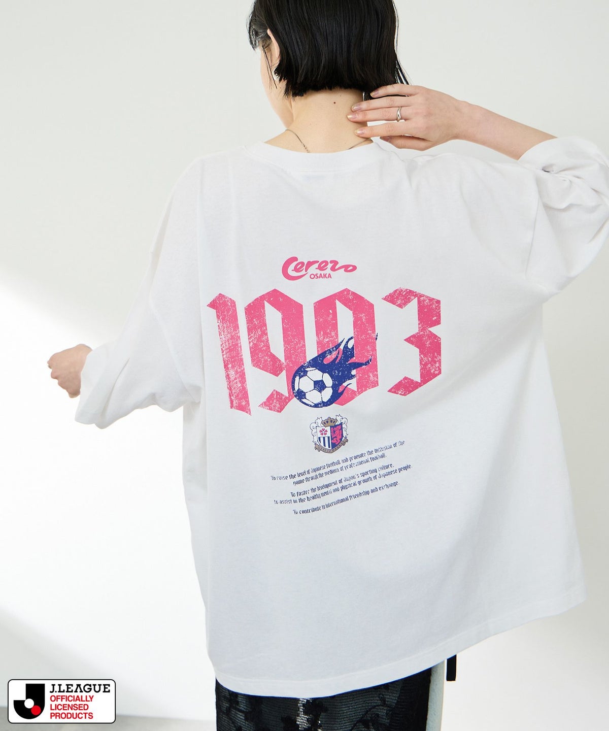 セレッソ大阪 デザインTシャツ/Jリーグ CEREZO OSAKA メンズ メール便 対応商品