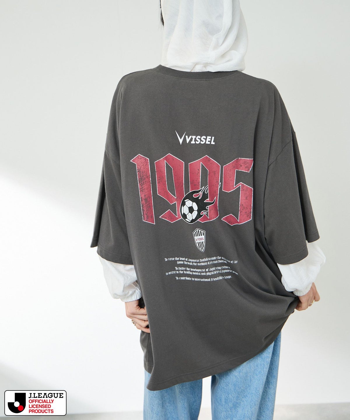 ヴィッセル神戸 デザインTシャツ/Jリーグ VISSEL KOBE メンズ メール便 対応商品