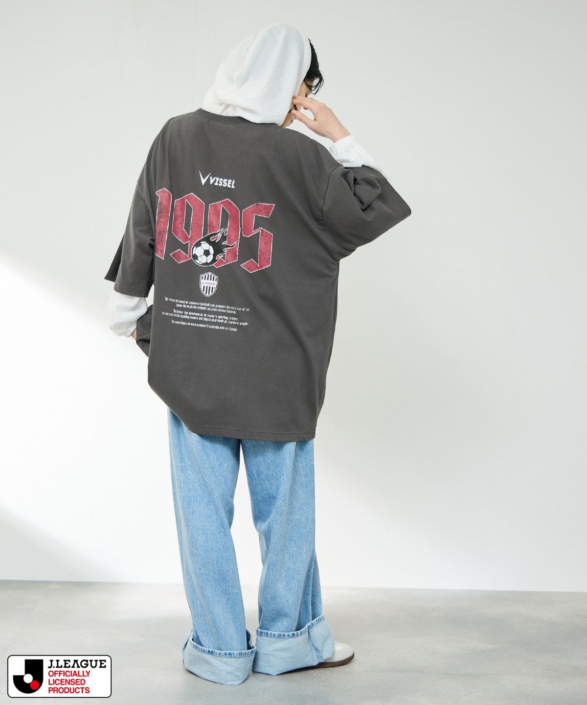 ヴィッセル神戸 デザインTシャツ/Jリーグ VISSEL KOBE メンズ メール便 対応商品