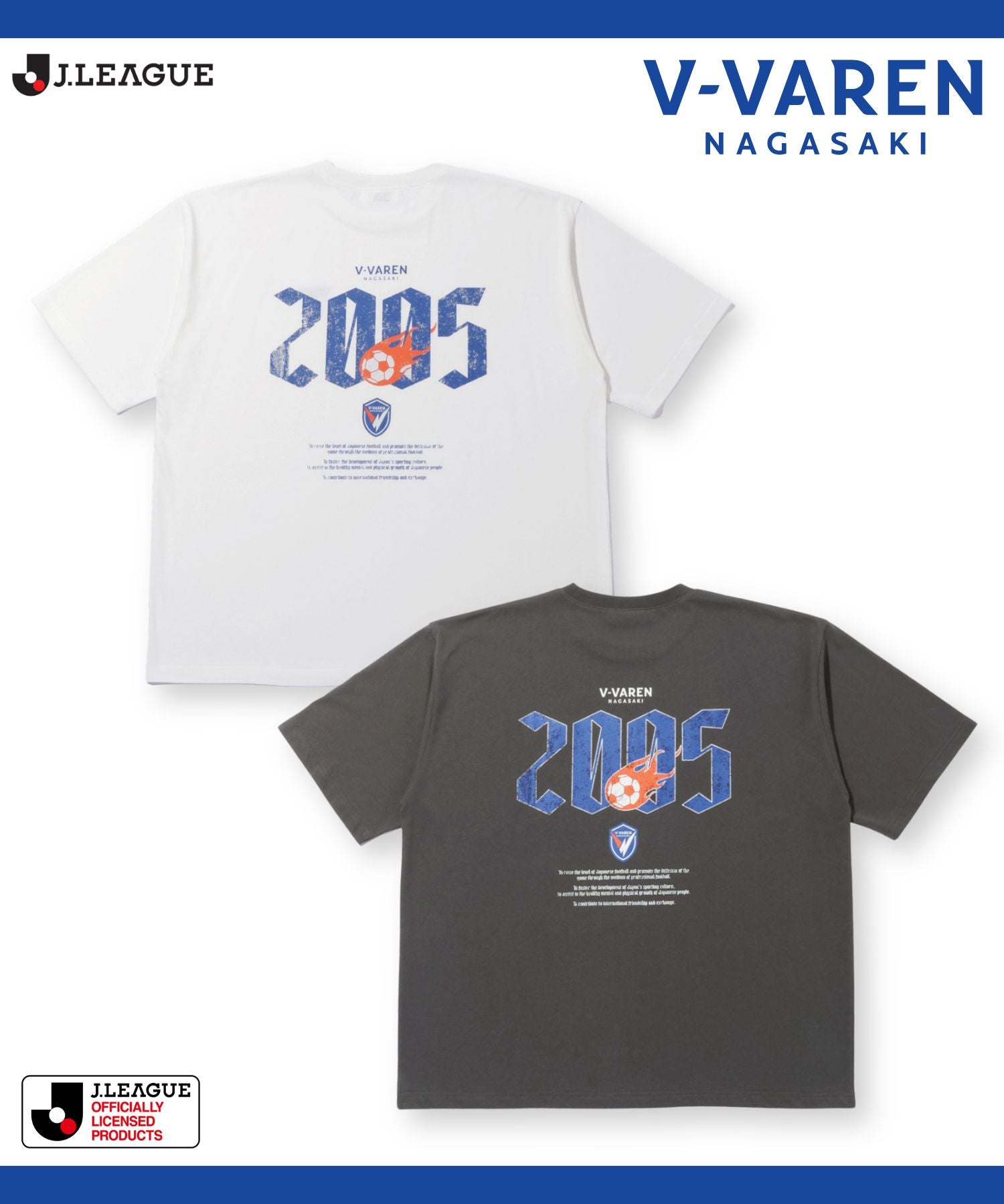 V・ファーレン長崎 デザインTシャツ/Jリーグ V・VAREN NAGASAKI メンズ