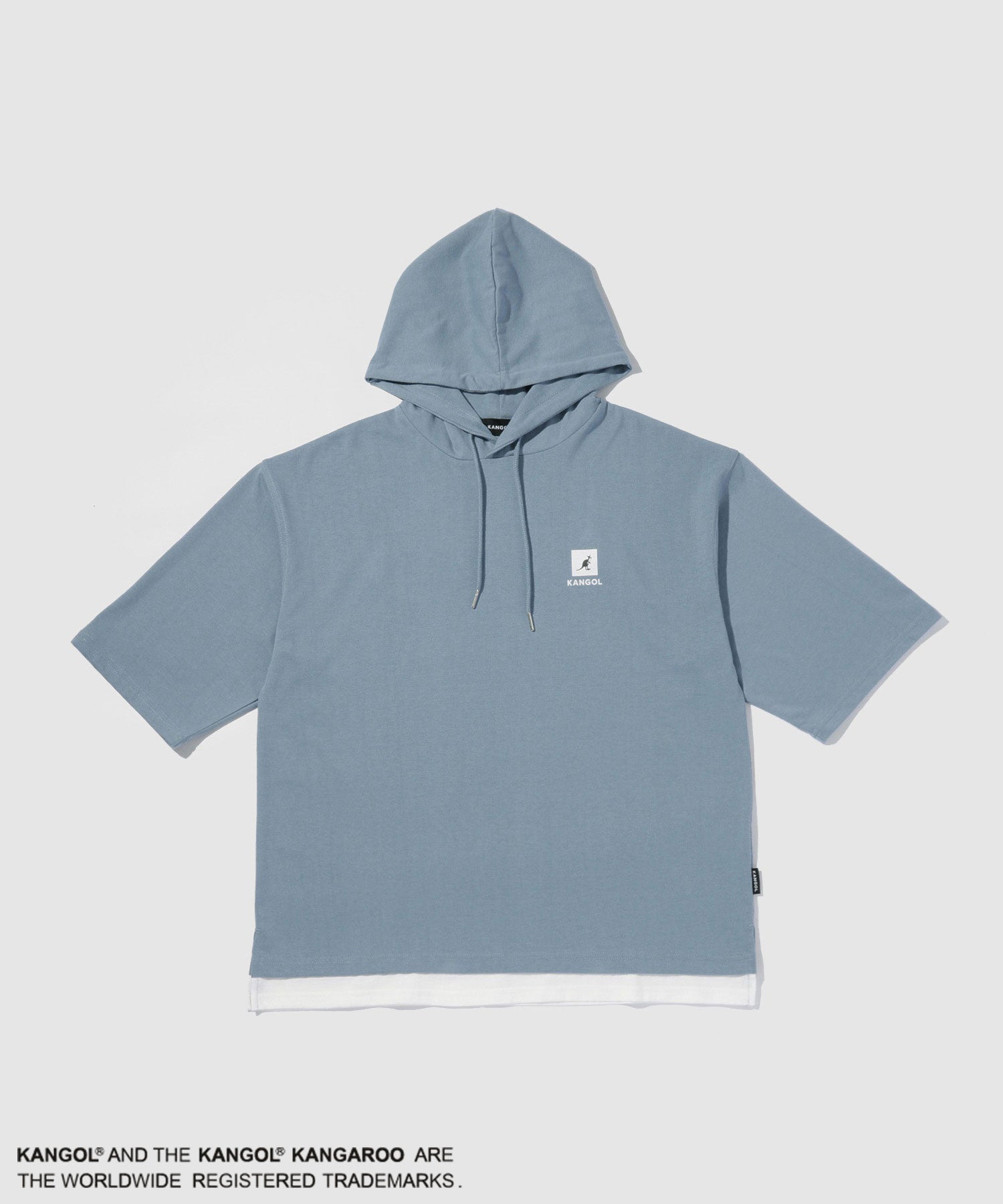 KANGOL フェイクレイヤードパーカー メンズ