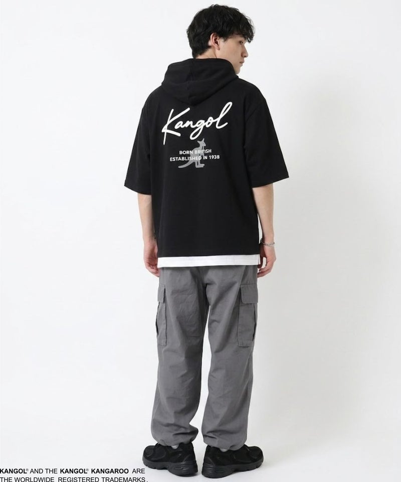 KANGOL フェイクレイヤードパーカー メンズ商品画像-7