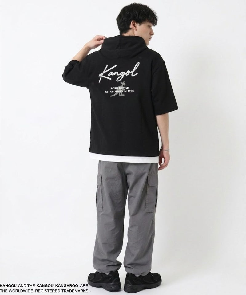 KANGOL  フェイクレイヤードパーカー メンズ商品画像-8