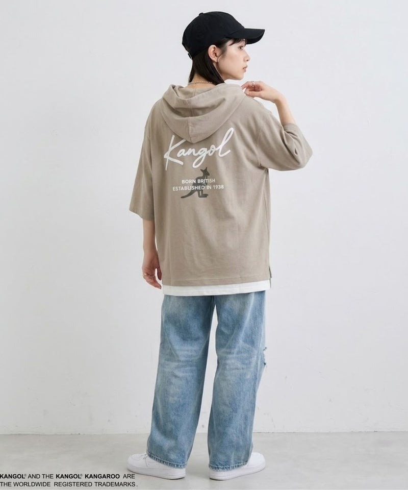 KANGOL  フェイクレイヤードパーカー メンズ商品画像-10
