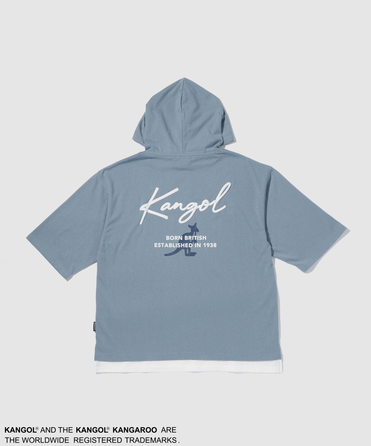 KAKUMAY旧ロゴパーカー KANGOL フェイクレイヤードパーカー メンズ