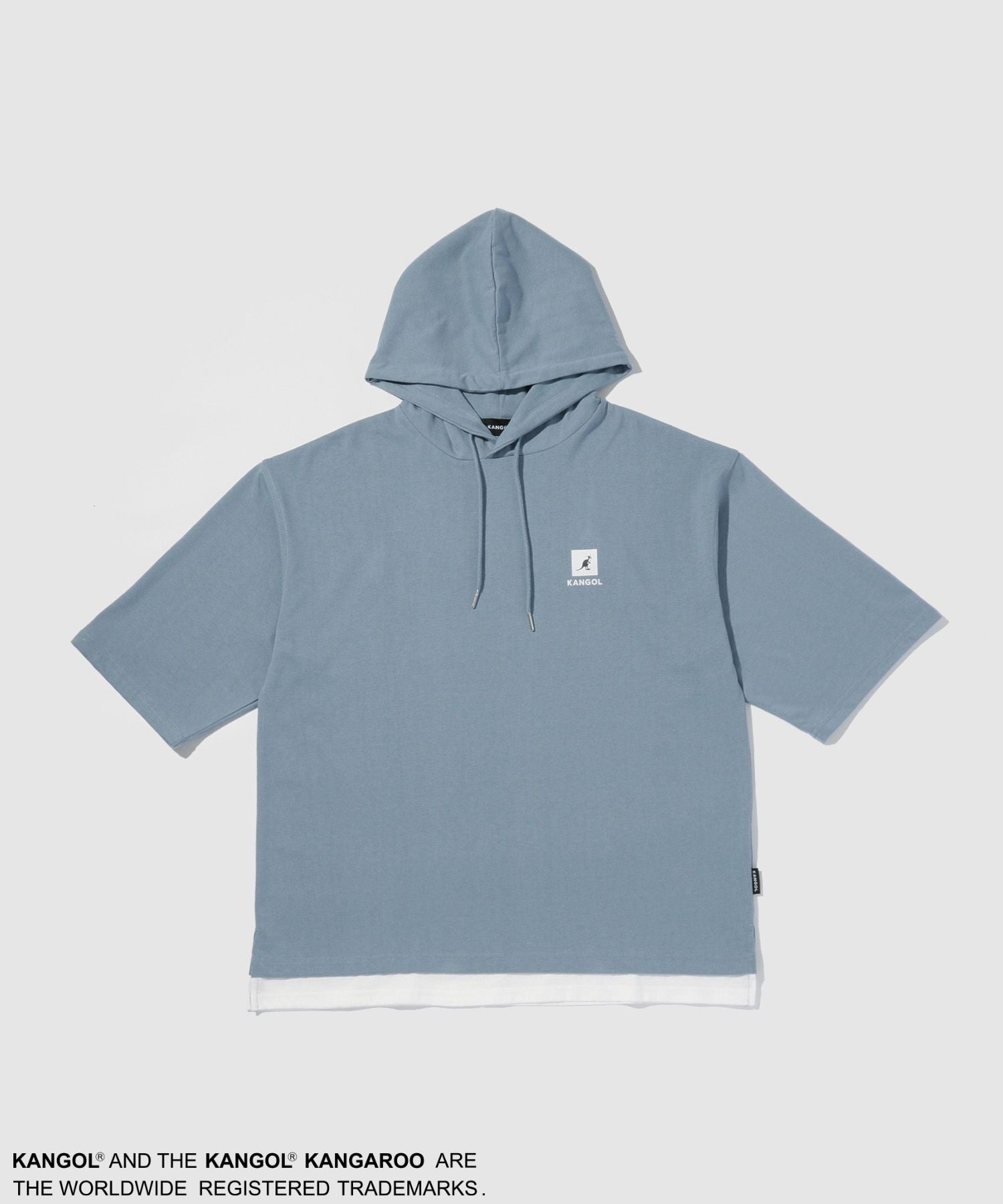 KANGOL フェイクレイヤードパーカー メンズ