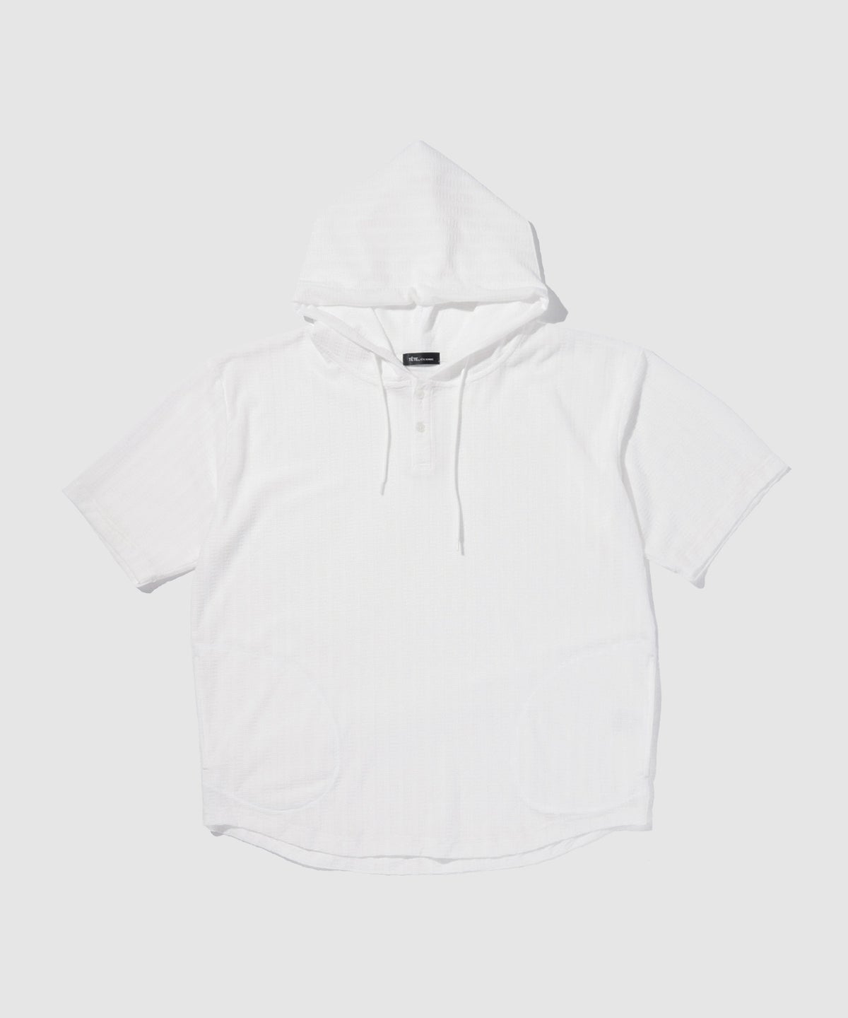 TETE HOMME リラックスシルエットカプリフーディー メンズ