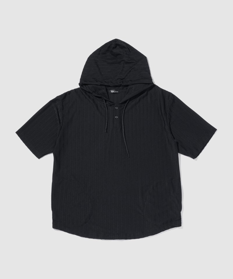 TETE HOMME  リラックスシルエットカプリフーディー メンズ商品画像-2