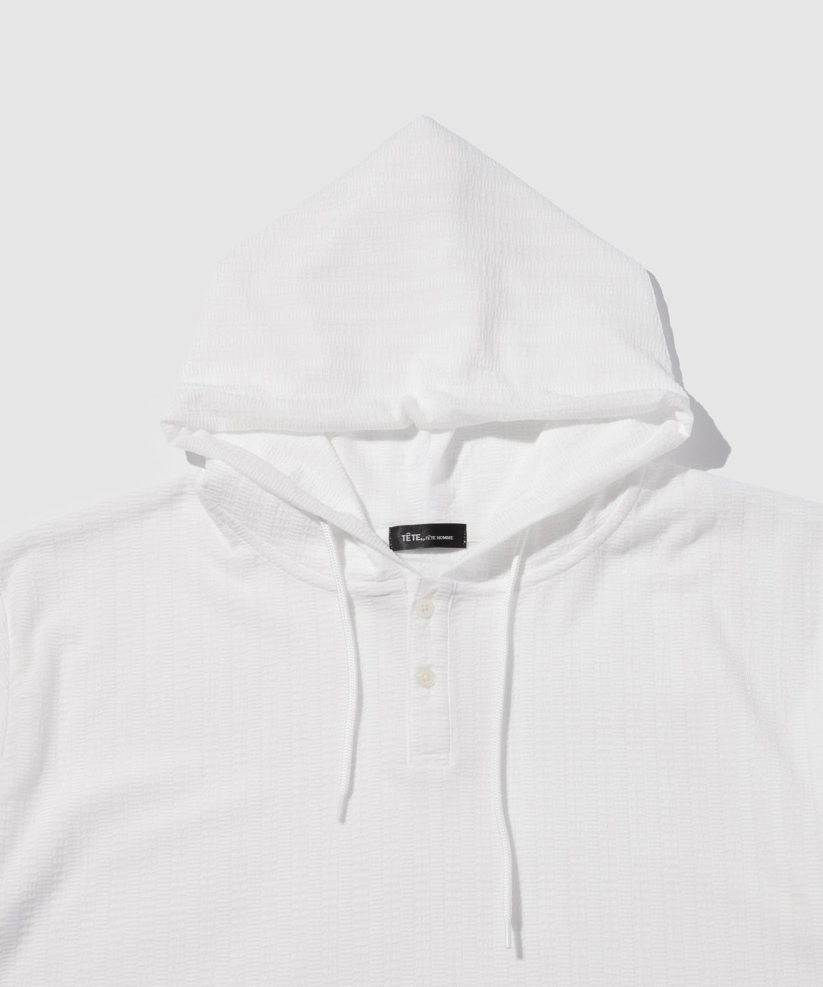 TETE HOMME リラックスシルエットカプリフーディー メンズ