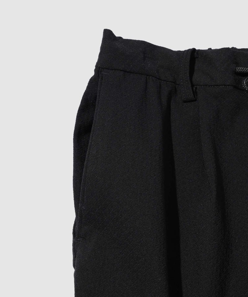 TETE HOMME  ワンタック テーパード イージースラックス メンズ商品画像-5