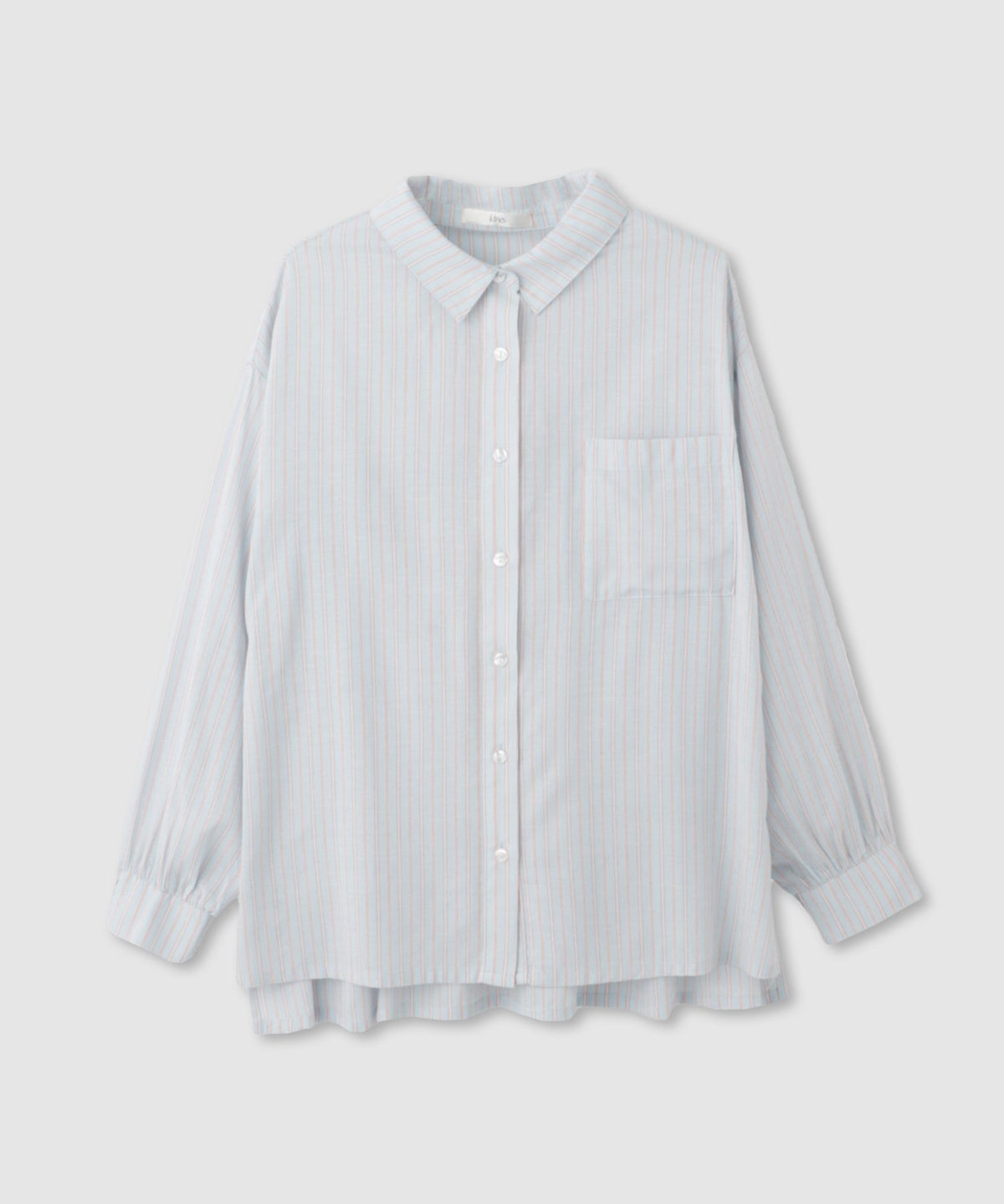 Idnes リネンシャーリングシャツ レディース