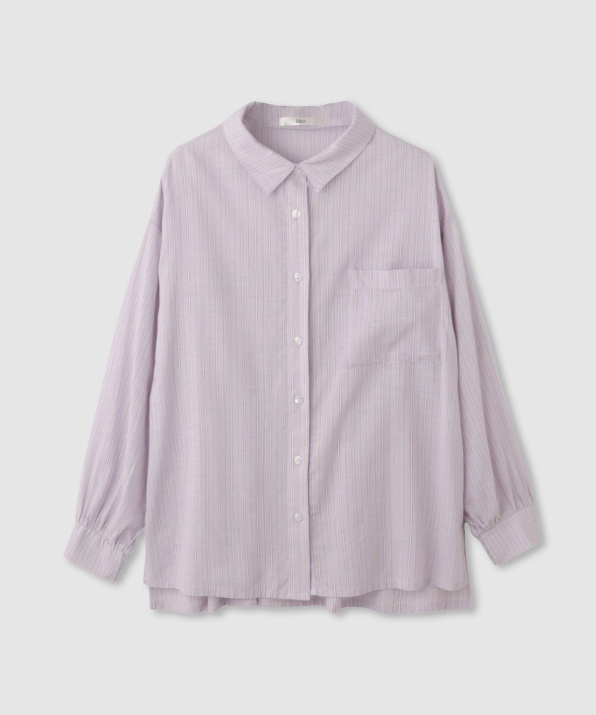 Idnes リネンシャーリングシャツ レディース